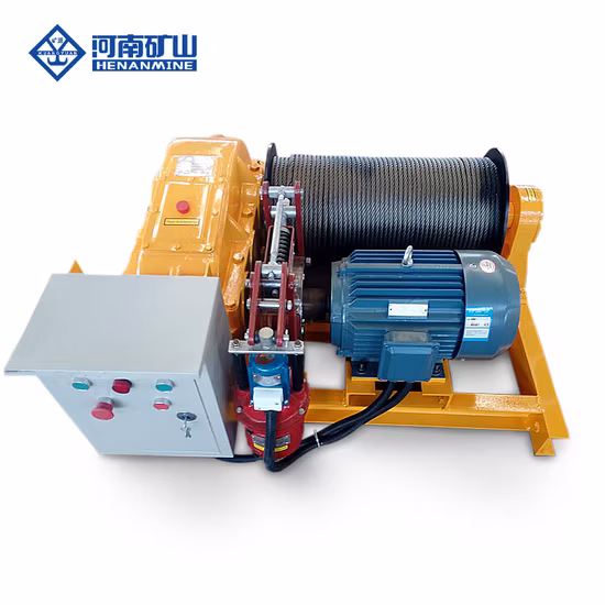 Henan Mine 5 Ton Hydraulic Winch with CE ISO Certification