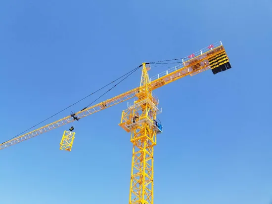 Chinese Tower Crane Manufacturer Suntec Construction Tower Crane with Jib Length of 60 Meters 8 Tons Qtz80